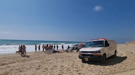 טביעה סמוך לחוף געש, צילום: תיעוד מבצעי מדא